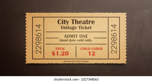 Old Fashioned Ticket Template from image.shutterstock.com