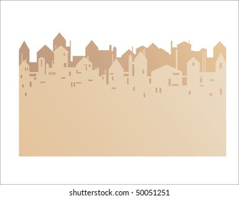 city theme banner vector