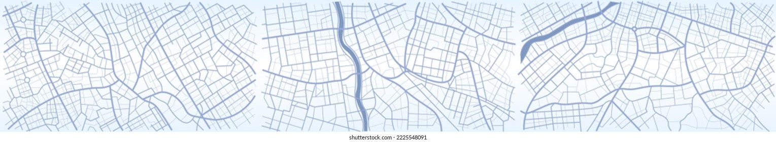 City top view. View from above the map buildings. Gps map navigation to own house. Detailed view of city. Decorative graphic tourist map. Abstract transportation background. Vector, illustration.