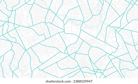 City top view. View from above the map buildings. View from above the map buildings. Detailed view of city. Decorative graphic tourist map. Abstract transportation background. Vector, illustration.