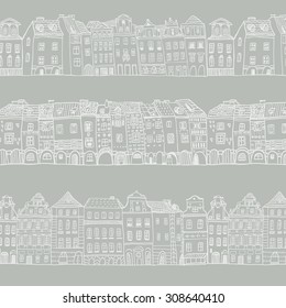 city town  houses pattern 