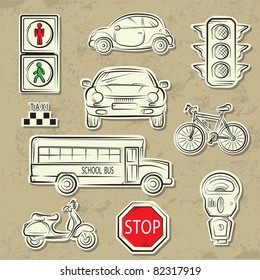 City Traffic Icons