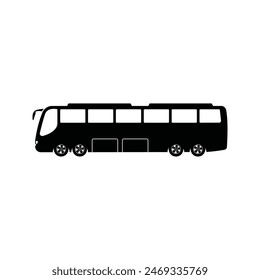 city ​​bus transportation vector icon