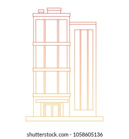 City urban building