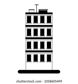 City urban building