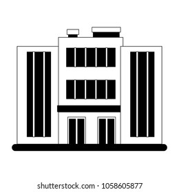 City urban building
