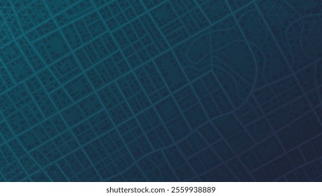 City urban roads and streets abstract map downtown district map. Concept of planning and mapping a travel. Flat vector illustration