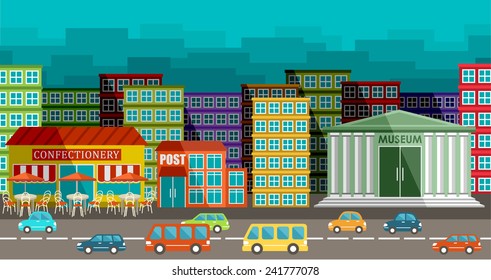 City. vector