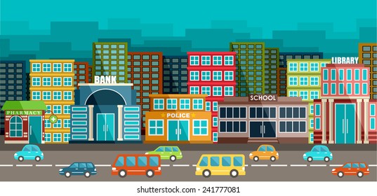 City. vector