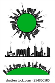 City vector graphic