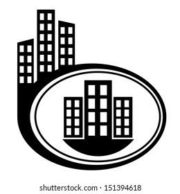 City vector icon