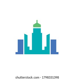 city vector icon logo design