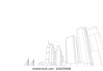 city vector illustration