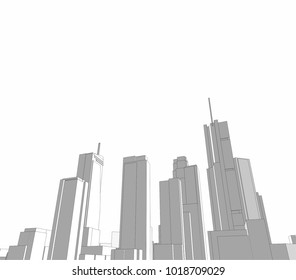 city vector illustration