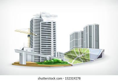 City vector illustration