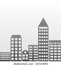 city, vector illustration
