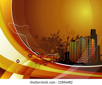 city vector illustration