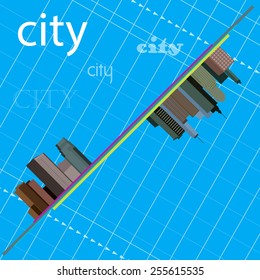 city vector illustration