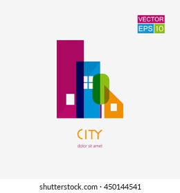 City. Vector illustration.