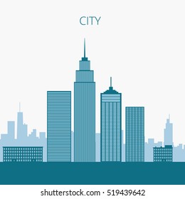 City. Vector illustration
