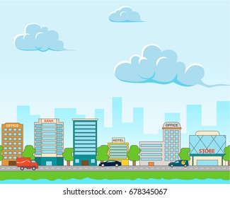 City vector illustration 