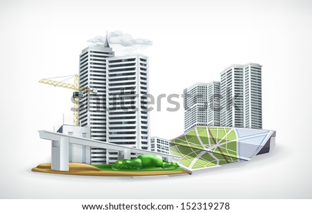 City vector illustration