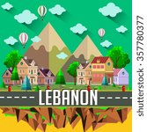 City vector illustration - LEBANON