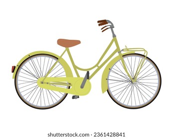 city ​​bike in vector. sport. healthy lifestyle
 svg