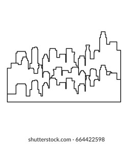city view silhouette