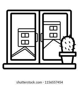 City view window