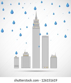 City weather. Vector