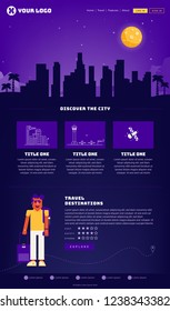 City Webpage Design Template