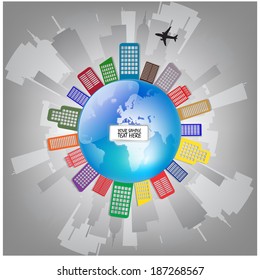 City World Globe Concept