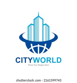 City world logo design vector. Suitable for business, building, web and art