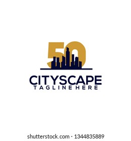 Cityscape 50 Logo Design