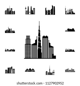 cityscape of Athens icon. Detailed set of cityscape icons. Premium quality graphic design sign. One of the collection icons for websites, web design, mobile app on white background
