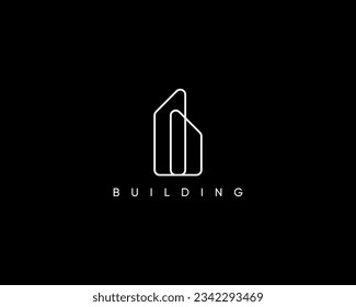 Cityscape, building, skyscraper, architecture, real estate, structure logo design concept.