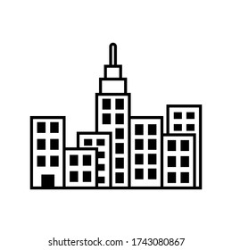 cityscape , plantilla vectorial de icono de construcción de ciudades