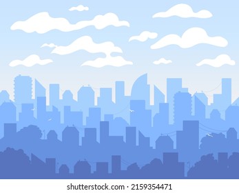 Cityscape city urban landscape vector illustration.