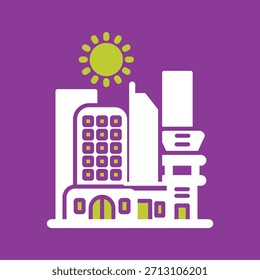 Cityscape Creative-Vektorgrafik-Symbol