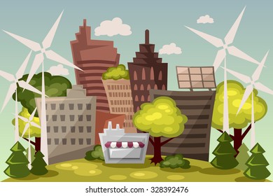 cityscape. ecology.
