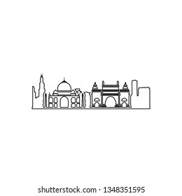 cityscape icon. Element of Cityscape for mobile concept and web apps icon. Outline, thin line icon for website design and development, app development