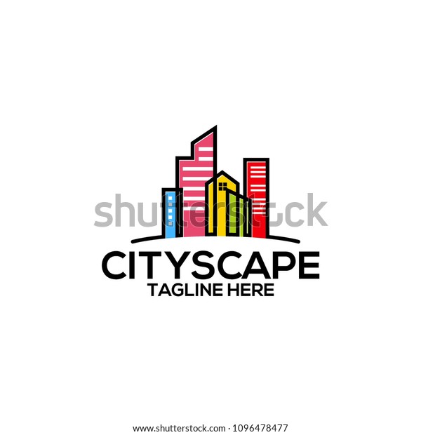 Cityscape Logo Template Stock Vector (Royalty Free) 1096478477 ...