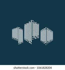 cityscape logo vector 