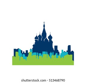 Cityscape of Moscow