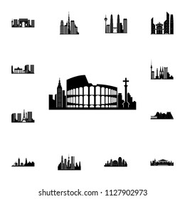 cityscape of Rio de Janeiro icon. Detailed set of cityscape icons. Premium quality graphic design sign. One of the collection icons for websites, web design, mobile app on white background