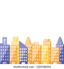 cityscape scene isolated icon