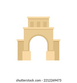 Stadtrundfahrtsymbol. Flache Illustration von Stadtrundfahrten, Vektorsymbol einzeln auf weißem Hintergrund