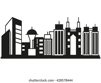 cityscape silhouette