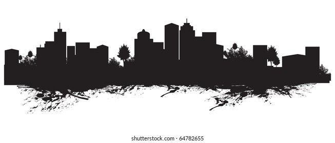 cityscape silhouette